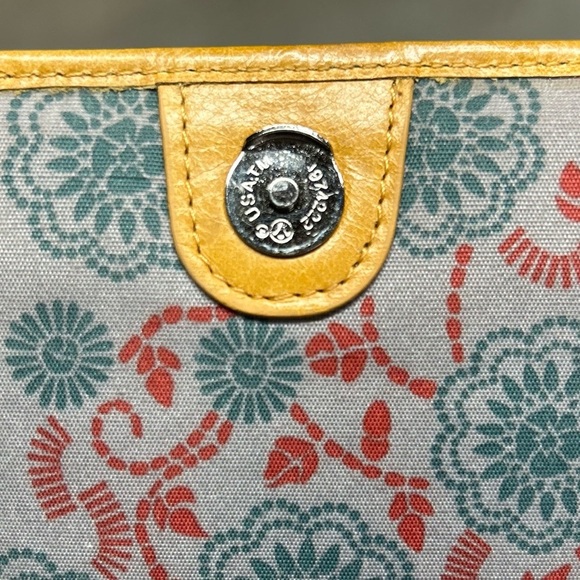 HOBO Vintage Yellow Gold 100% Leather Handheld Mini Bag Wallet - Picture 7 of 9